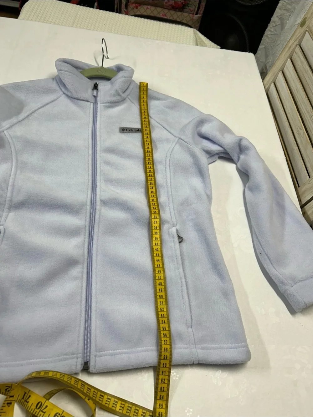 Columbia Girls' Light Purple Fleece Zip Jacket